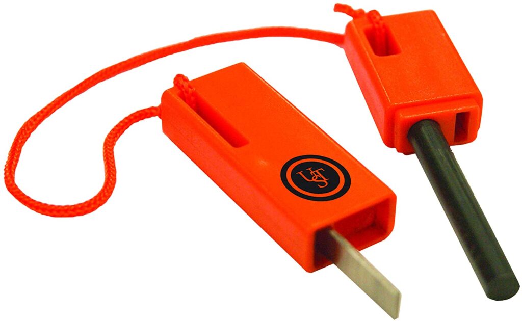 Portable small fire-starter for road trips 