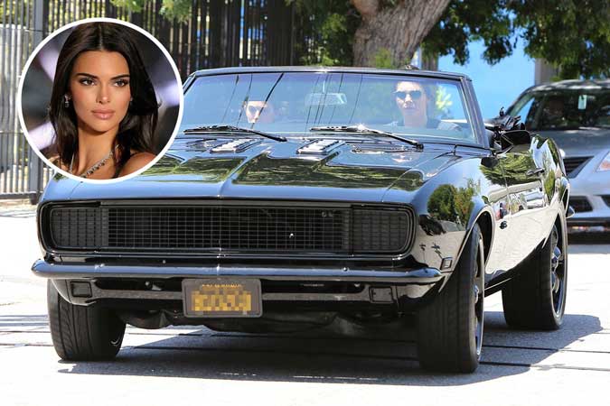 Kendall Jenner 1965 Ford Mustang Convertible