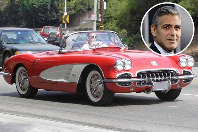 George Clooney 1958 Chevrolet Corvette V8 C1